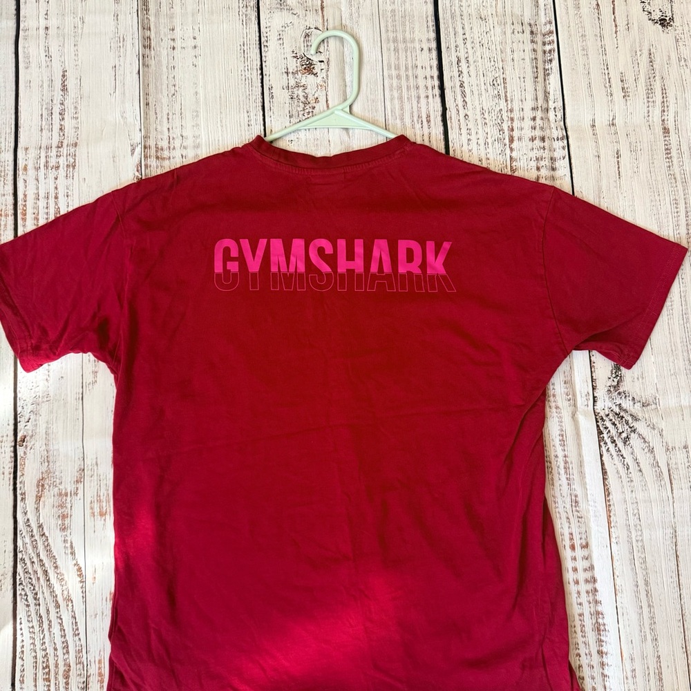 Gymshark Crimson Tee with Back Logo
